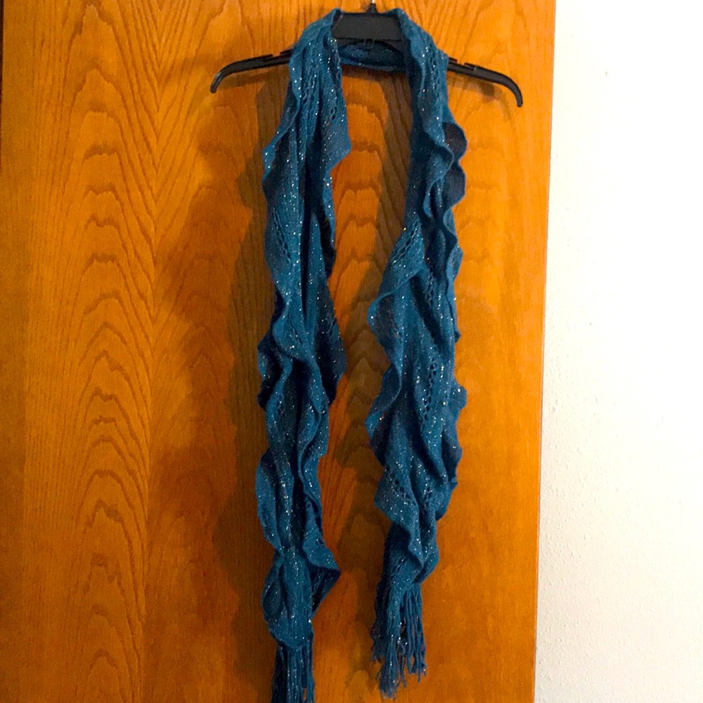Blue and Gold Scarf